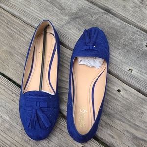 Blue flats